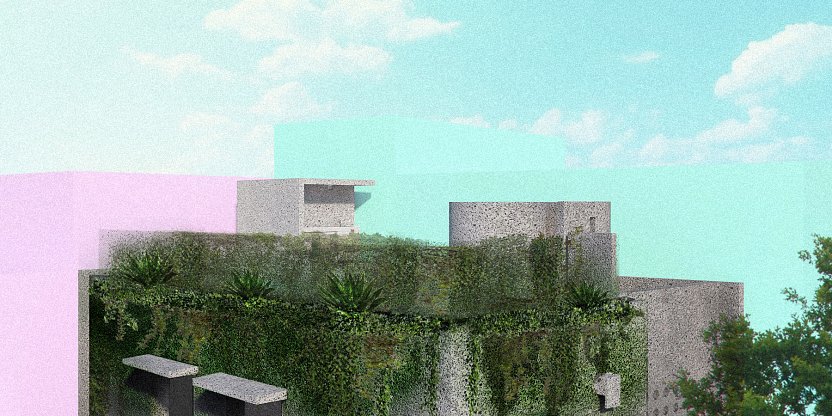 Katherine bernhardt house roof terrace jungle sotirios corp 204